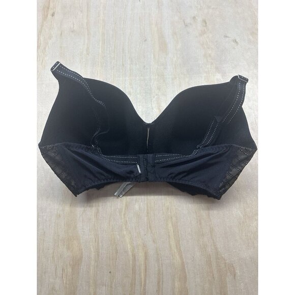 Chantelle 34 H Padded Underwire Lace Black Bra - Picture 2 of 5